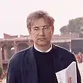 Orhan Pamuk, novelist, screenwriter, academic and recipient of the 2006 Nobel Prize in Literature.[71][72]