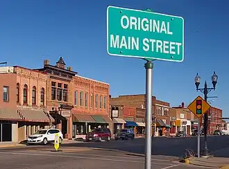 The "Original Main Street" in downtown Sauk Centre