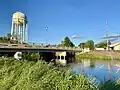 River and Water tower