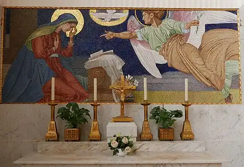 Altar mosaics of Church of St. Leopold by Bruno Mayer (1903–1907)