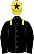 Black, yellow epaulets, yellow cap, black star