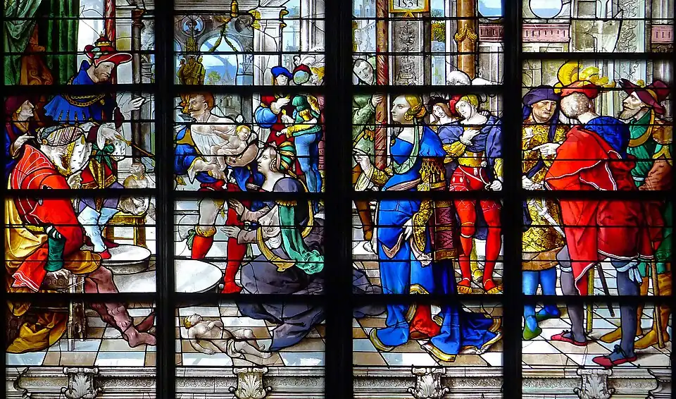 Detail from the Wisdom of Solomon by Jean Chastellain (1533)