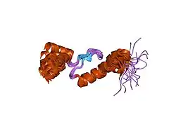 1vdi: Solution structure of actin-binding domain of troponin in Ca2+-free state