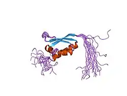 1x4n: Solution structure of KH domain in FUSE binding protein 1
