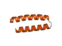 1yzm: Structure of Rabenosyn (458-503), Rab4 binding domain