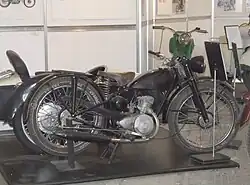 Sokół 125 motorcycle, made in Poland between 1947 and 1950