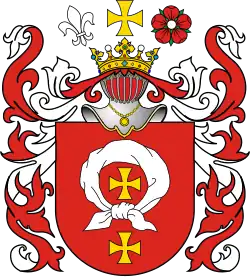 Coat of arms of Stanisław Bartoloni, 1589