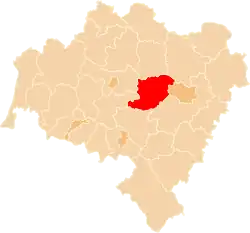 Location within the voivodeship