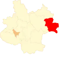 Location of Gmina Chodów