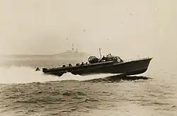 PT-48 sister boat PT-31 at Montauk Point, Long Island in 1941