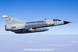 File:Pakistan Air Force Dassault Mirage IIIEA inflight.