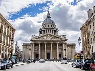 Panthéon, Paris, by Jacques-Germain Soufflot and Jean-Baptiste Rondelet, 1758–1790[215]