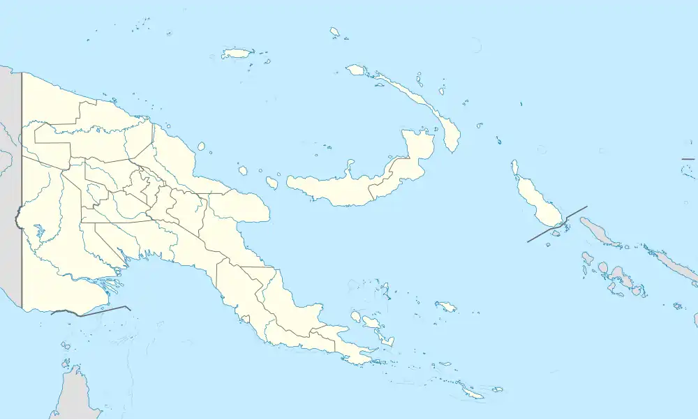 Bougainville is located in Papua New Guinea