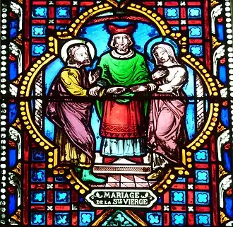 The marriage of the Virgin Mary