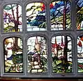 Part of stained-glass window.