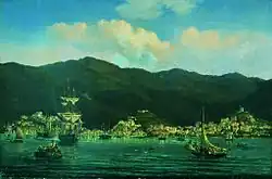 The harbour at St. Thomas, 1852