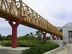 Pedestrian walkway of the Casa del Agua