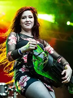 Büchler performing at Wave-Gotik-Treffen in 2022