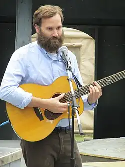 Paul Baribeau performing at the University of Alaska Fairbanks in June 2014.