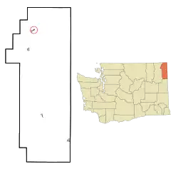 Location of Penrith, Washington