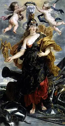 Maria de Medici (1622) by Peter Paul Rubens, showing her as the incarnation of Athena[236]