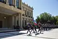 The Azerbaijani National Guard at the palace
