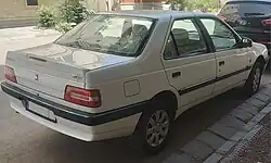2009-2021 Peugeot 405 SLX, a very light facelift produced by Iran Khodro.