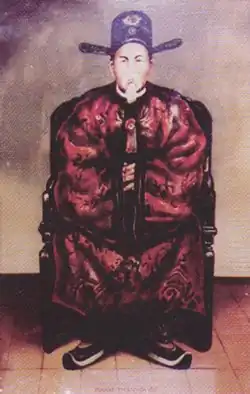 Phạm Thận Duật who signed the Treaty of Huế (1884) and later he joined the anti-French resistance. He was the private tutor of future emperor Dục Đức and Đồng Khánh.