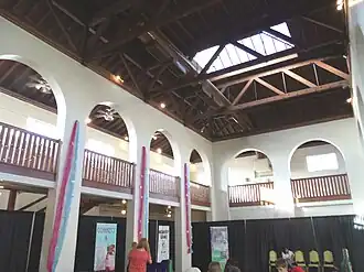 Inside the Gem and Mineral Building