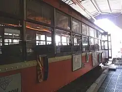 Different view of Trolley Car #116.