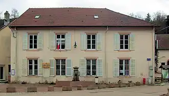 The town hall in Pierre-Percée