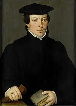 Portrait of a young minister, c. 1535–80, 42.5&nbsp;cm × 31&nbsp;cm, Rijksmuseum, Amsterdam, the Netherlands