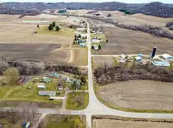 Pine Creek runs through town