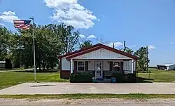 The museum and town hall of Plano, Iowa