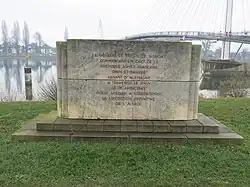 Memorial in the Jardin des Deux-Rives, Strasbourg