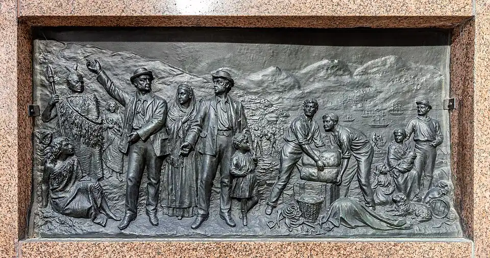 Bronze Relief of Industry