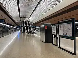 Picture of Victoria Cross station entrance at street level.