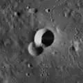 Satellite crater Plato J