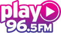 WRXD old logo when it was branded as Top 40/Spanish AC station "Play 96".