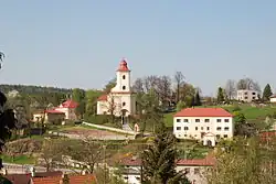 Panoramic view of Plesná