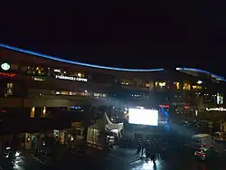 PIM Street Gallery at night