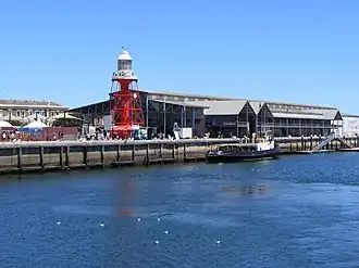 View of the Port Adelaide Lighthouse from the Port approach.