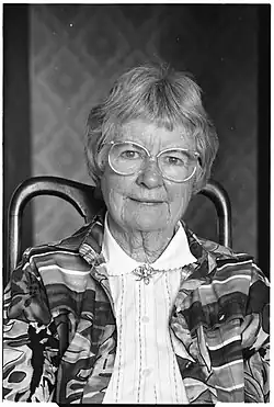 Portrait of Gwen Harwood, West Hobart, Tasmania, 1988