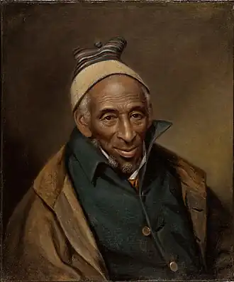 Yarrow Mamout (Muhammad Yaro), 1819. Portrait by Charles Willson Peale, Philadelphia Museum of Art