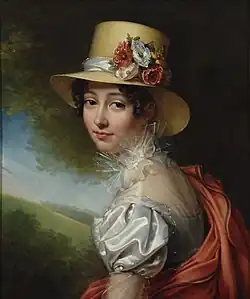 Portrait of Zoé Jacqueline Duvidal de Montferrier, the artist's sister, 1819