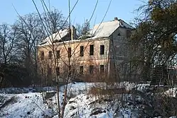 The remains of the manor house in Kolno Village