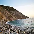 The Pedra da Mua Natural Monument, as seen from Lagosteiros Beach.