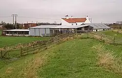 Prospect farm and the bank of the River Hull