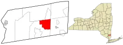 Location in Putnam County and the state of New York.