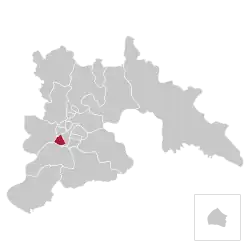 Location of Pyongchong-guyok within Pyongyang